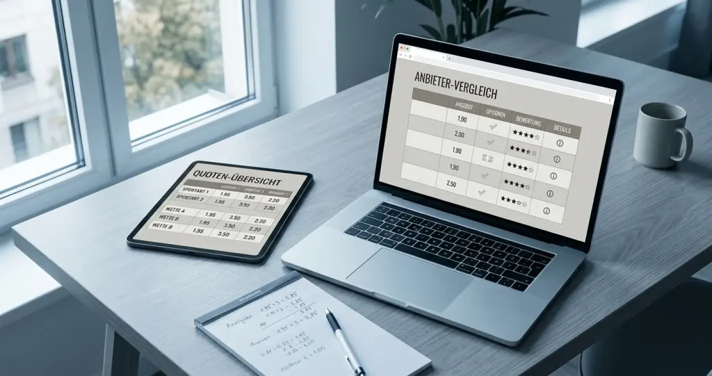 Vergleich von Online-Sportwetten-Anbietern in Deutschland mit Fokus auf Lizenzen und Quoten