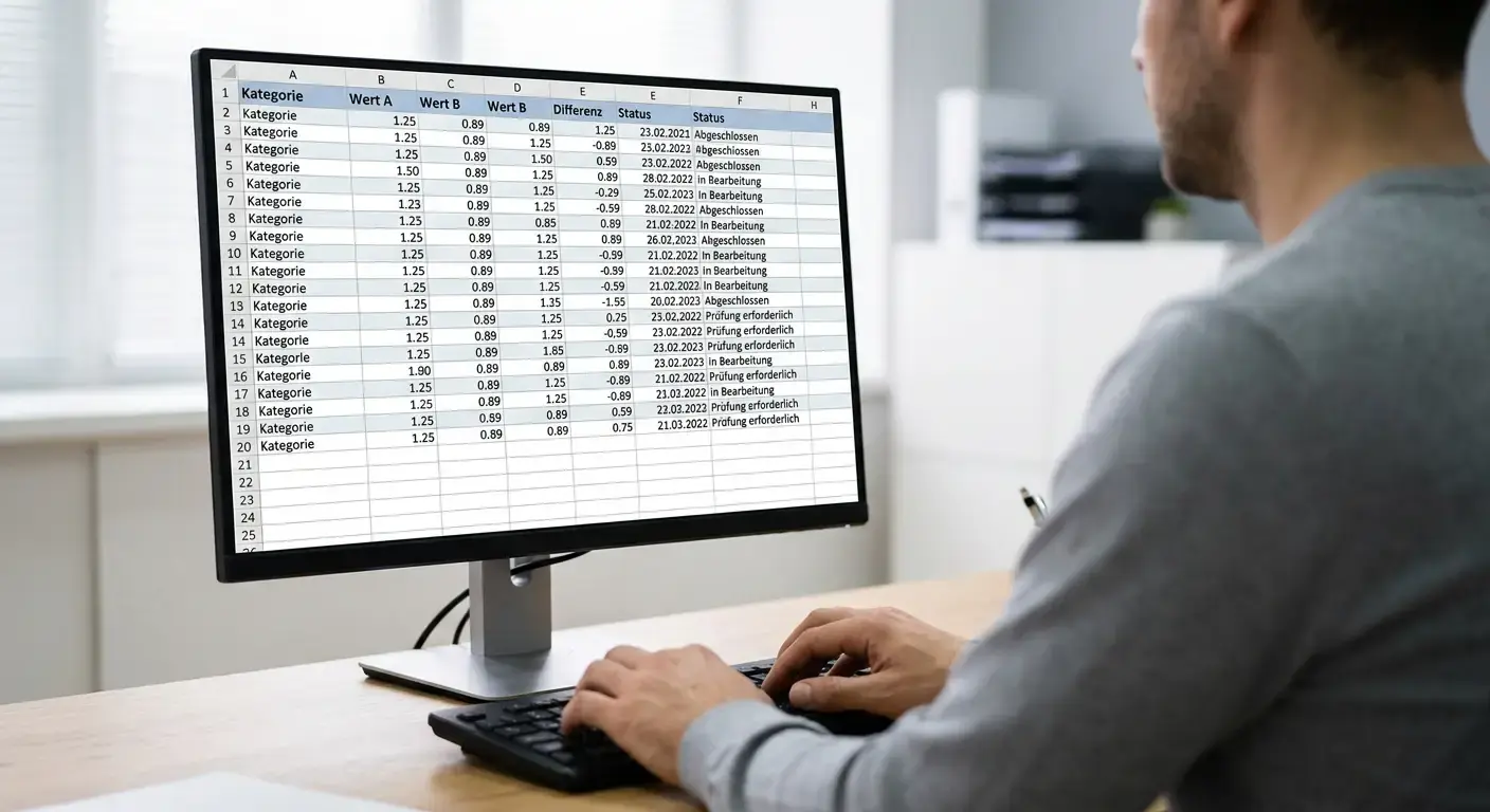 Detaillierter Vergleich von Wettquoten auf einem Computerbildschirm