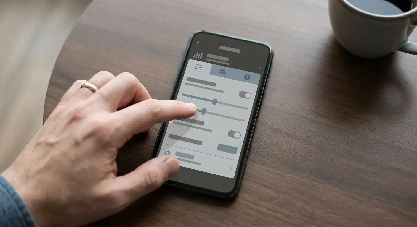 Einstellung von Limits für verantwortungsvolles Wetten auf einem Mobilgerät
