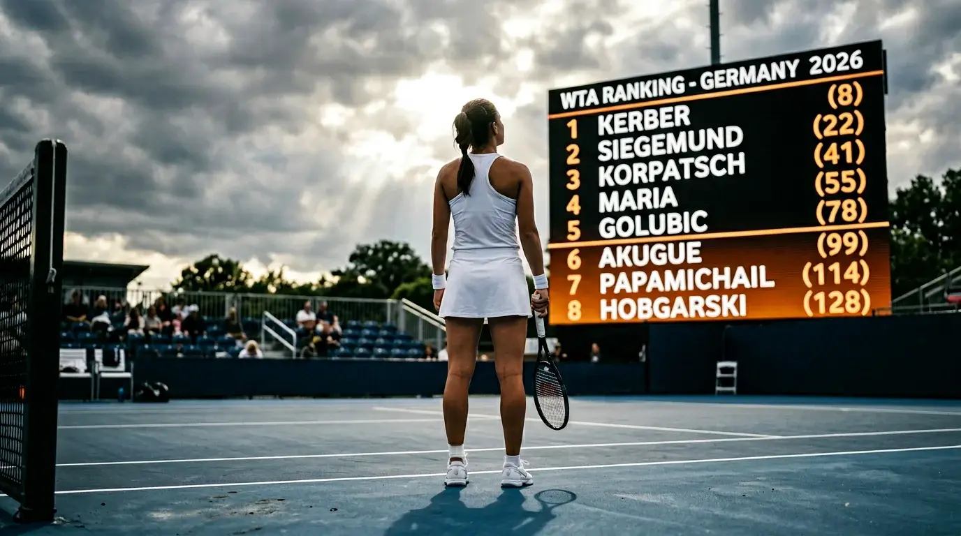 WTA-Weltrangliste 2026 — deutsche Tennisspielerinnen im aktuellen Ranking